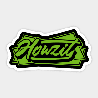 Howzit Retro Sticker